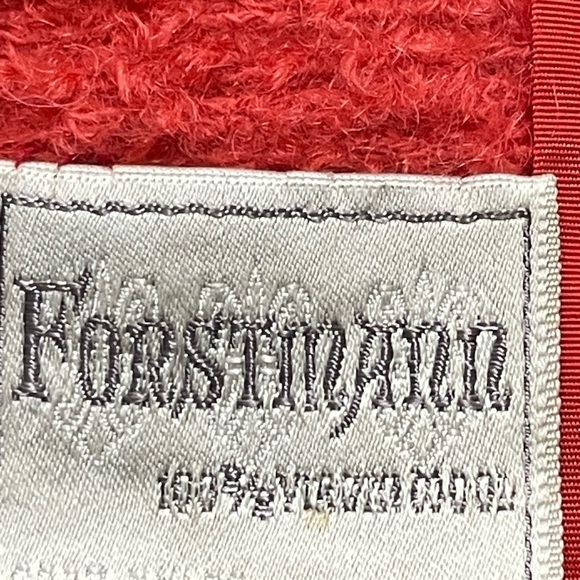 Forstmann women’s 100% virgin wool no buttons textured Coat. Color orange - Picture 6 of 8